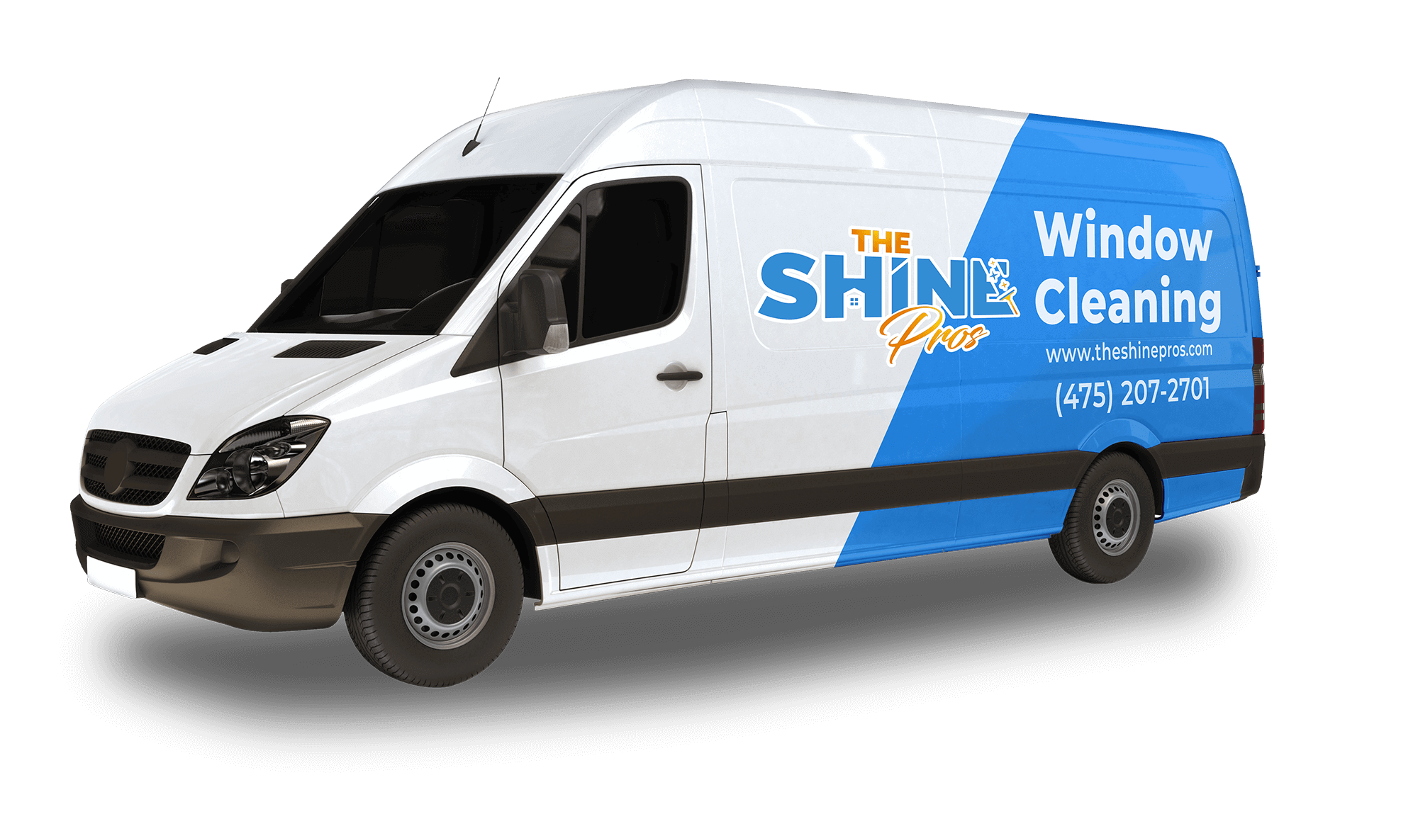 The Shine Pros Window Cleaning Van